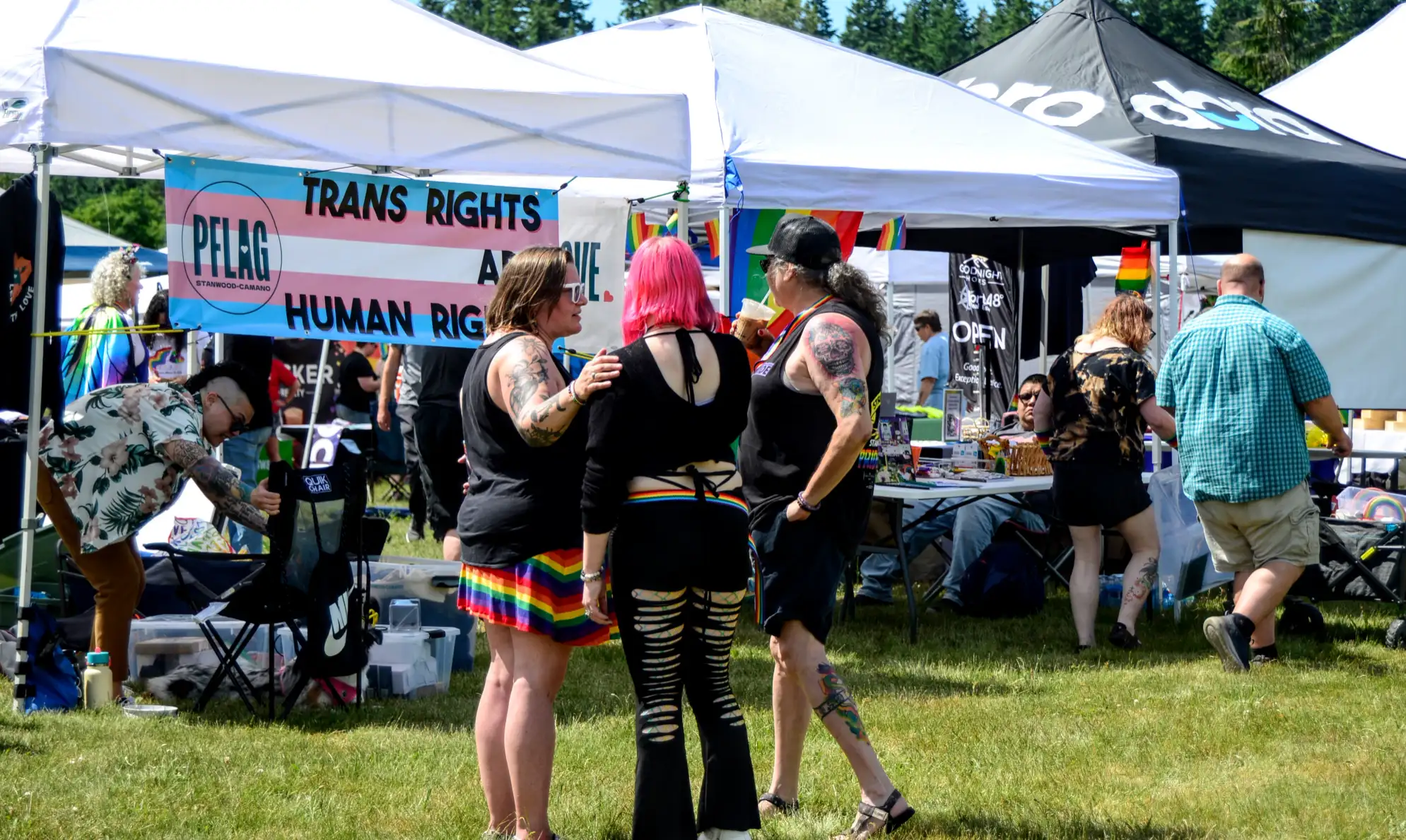 Stanwood-Camano Pride celebration at Freedom Park