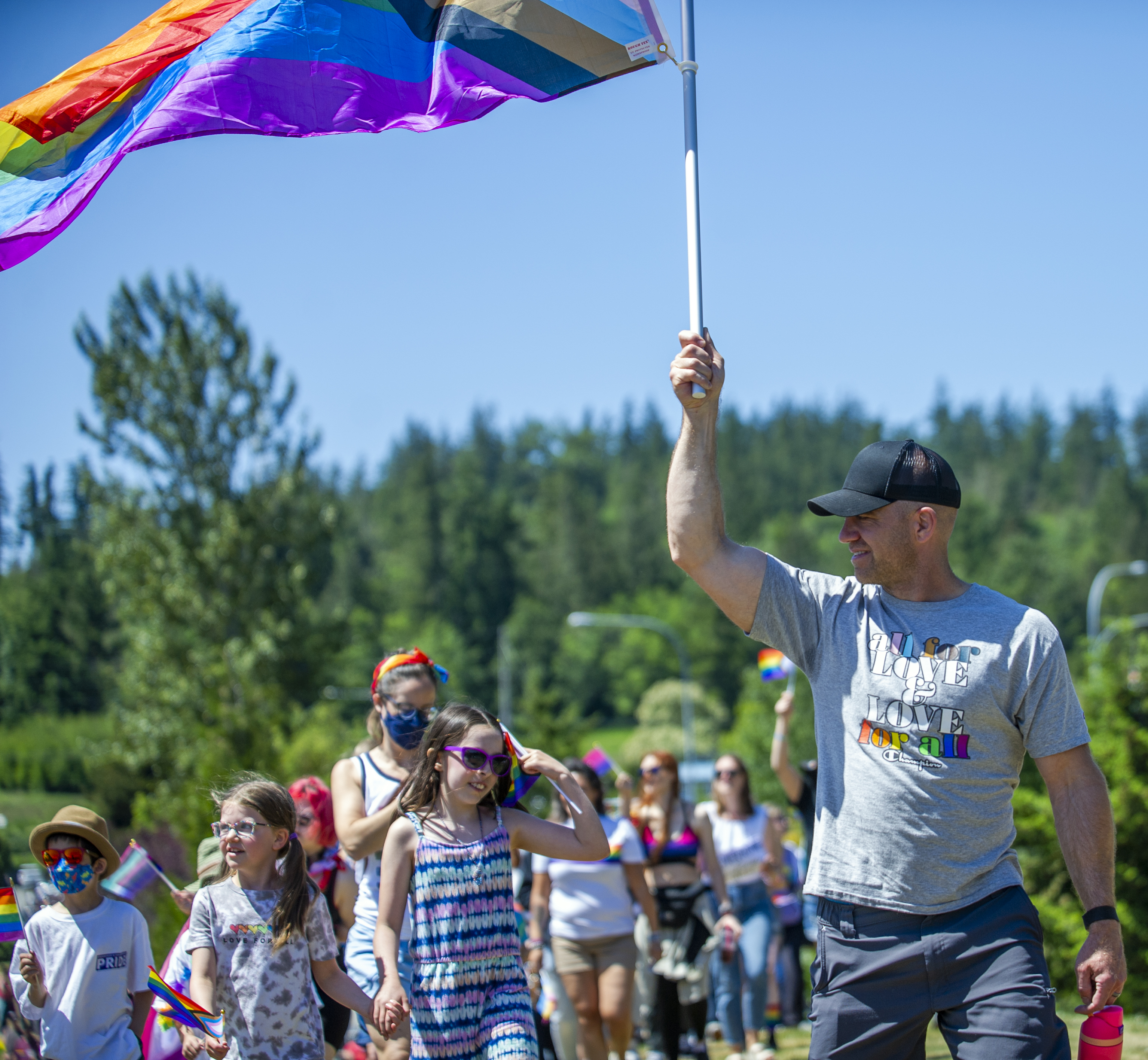 Pride celebration at Freedom Park on Camano Island